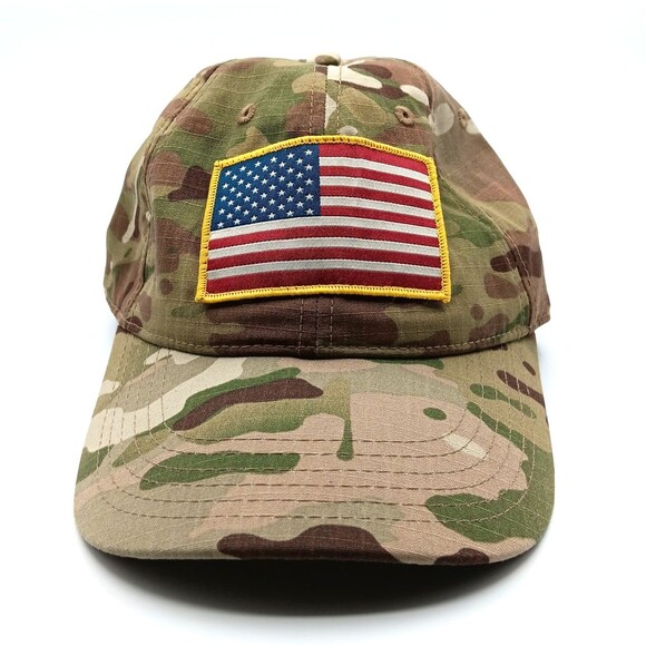 Mossy Oak Camo Hat Cap Strapback Ripstop Tactical Outdoor Military Patriotic USA - Picture 2 of 8